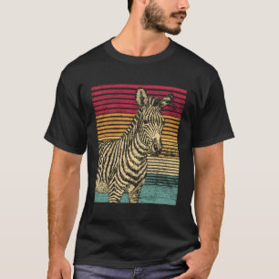 Retro Zebra T Shirt