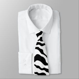 Retro Zebra tryck Tie Slips