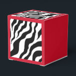 Retro Zebratryck Favoritlådor  Presentaskar<br><div class="desc">Designen är från originalkonst.</div>
