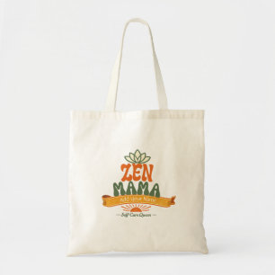 Retro Zen Mama Yoga Lotus Personlig Tote Tygkasse