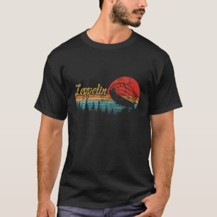 Retro Zeppelin 70-årsjubileum Zepelin T Shirt