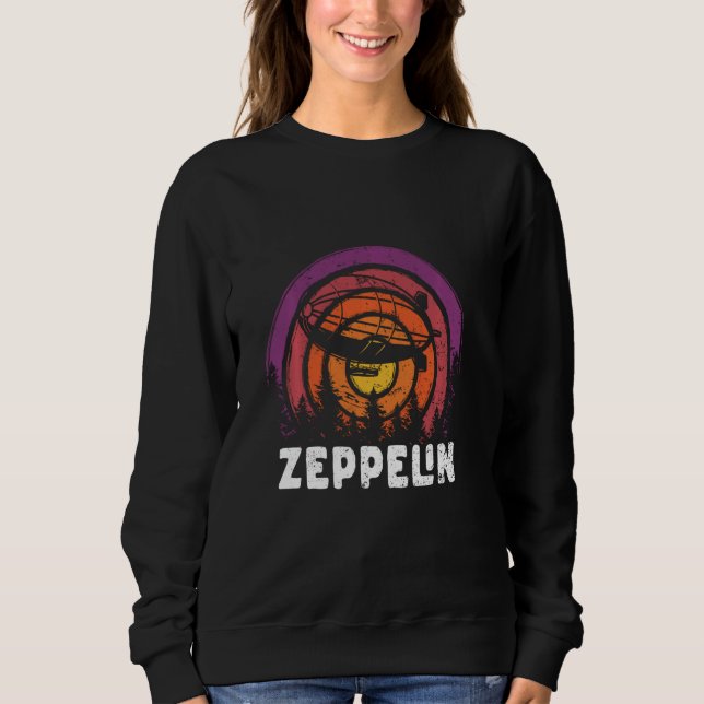 Retro Zeppelin 70-talets 80-årsjubileum: Zepelin Z T Shirt (Framsida)