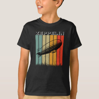 Retro Zeppelin Dirisible Airship Zepelin Zepplin T Shirt