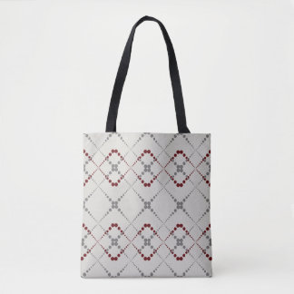 Retro zig zag geometric mönster tygkasse