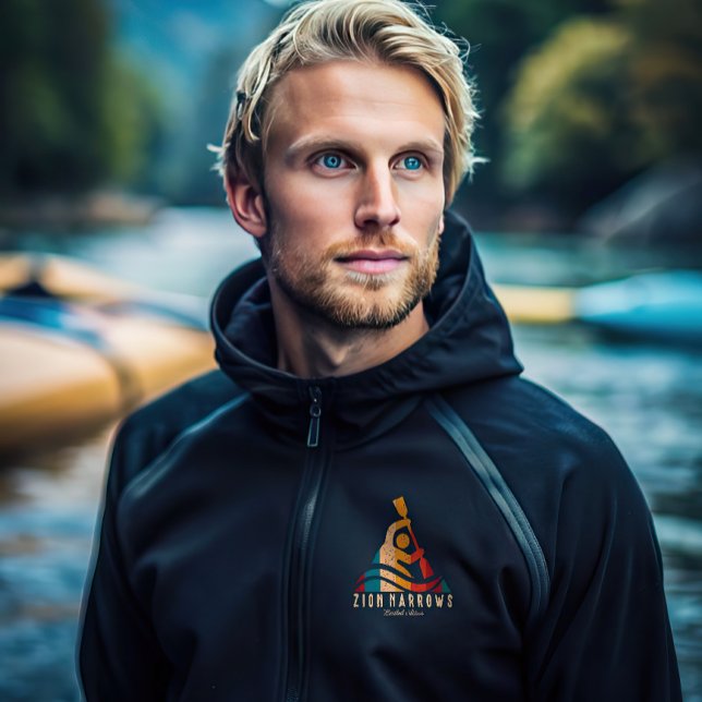 Retro Zion Narrows Kayaking T Shirt (Skapare uppladdad)