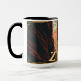 Retro Zion National Park Adventure Mug Mugg