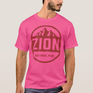 Retro Zion nationalpark Utah Mountain Women Manar T Shirt