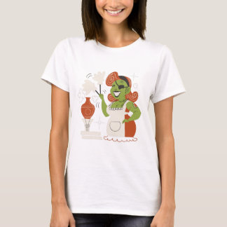 Retro Zombie Housefru Dusting T Shirt