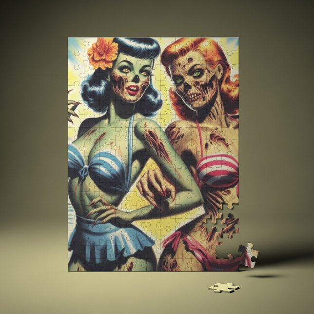 Retro Zombie-stift Pussel (Skapare uppladdad)