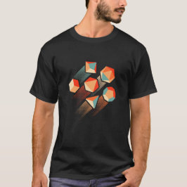 Retro Zoom RPG Gamer Dice T Shirt