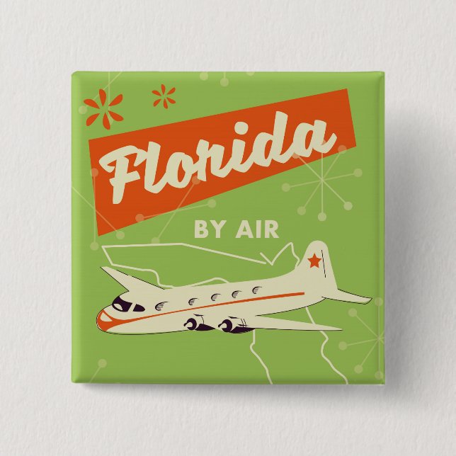Retroaffisch Florida State. Knapp (Framsida)