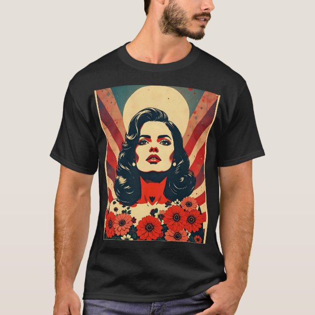 Retroaffisch T Shirt (Framsida)