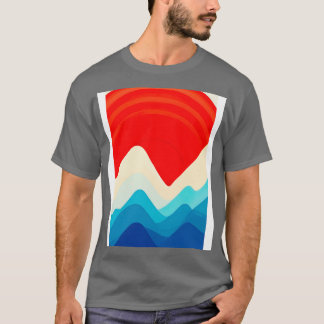 Retrobergen och Sol 1 T Shirt