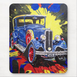 retrobil, mobil, bil, vintage, musmatta