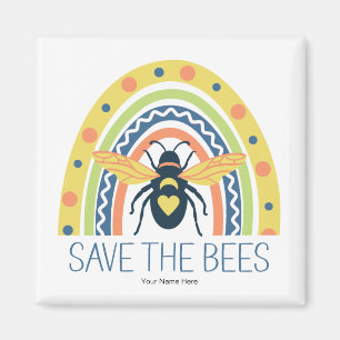 Retrobiodlare Apiary Organic Honungsbin Rainbow Magnet
