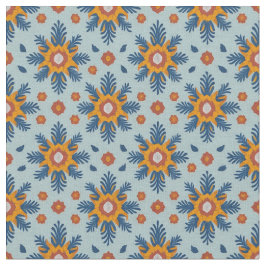 Retroblomma, upprepande Mönster-designstruktur Tyg