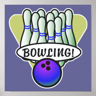 retrobowlingdesign poster