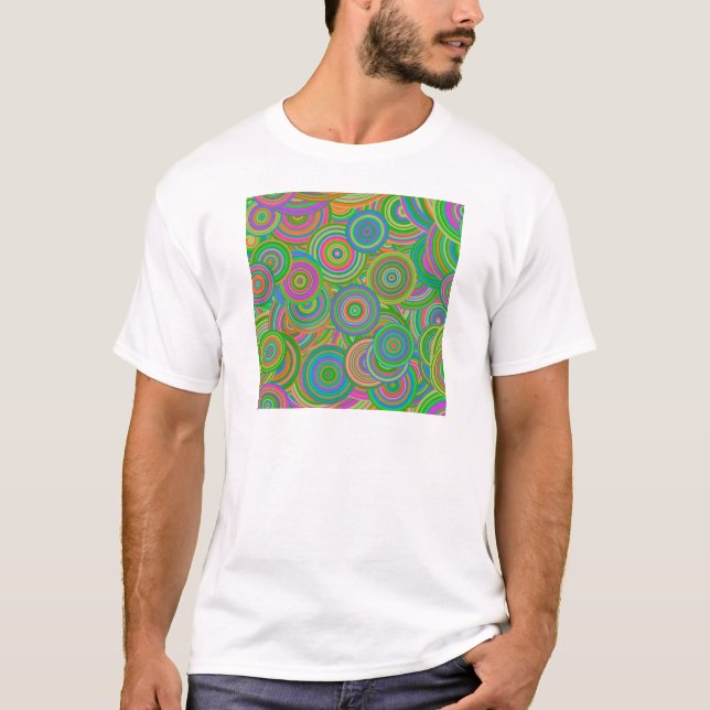 retrocirklar t-shirt (Framsida)