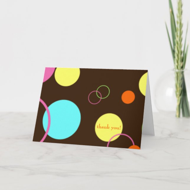 Retrocirklar tack kort (Framsida)