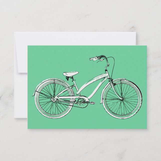 retrocykel inbjudningar (Framsida)