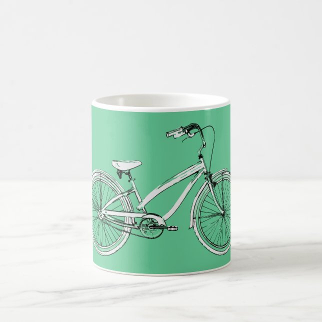 retrocykel kaffemugg (Center)