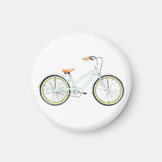 retrocykel magnet (Framsidan)
