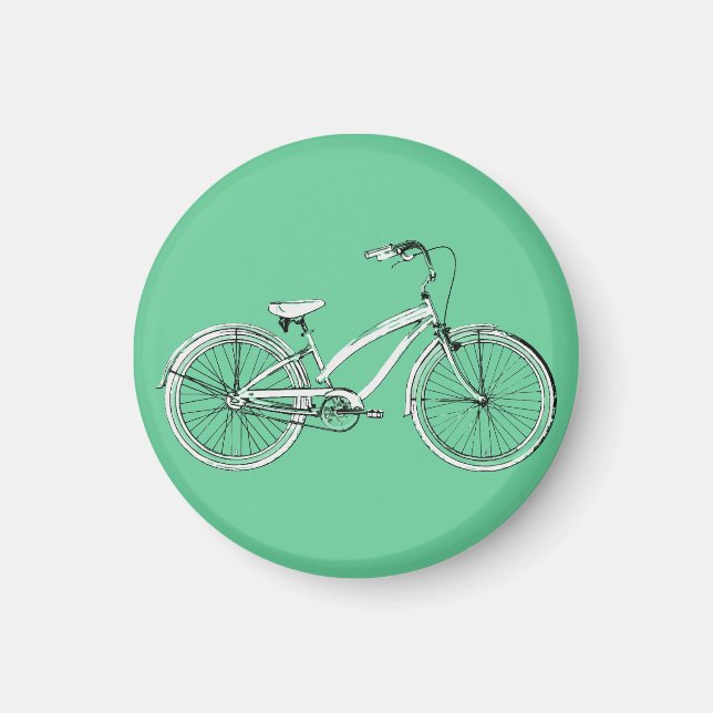 retrocykel magnet (Framsidan)