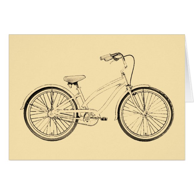 retrocykel OBS kort (Framsidan Horizontal)