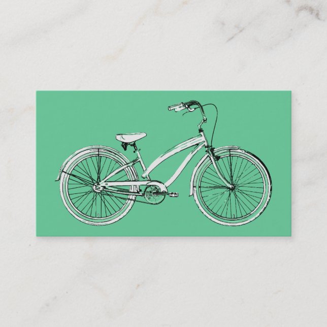 retrocykel visitkort (Framsida)