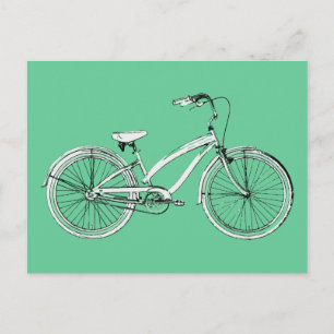 retrocykel vykort