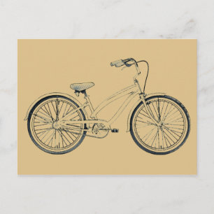 retrocykel vykort