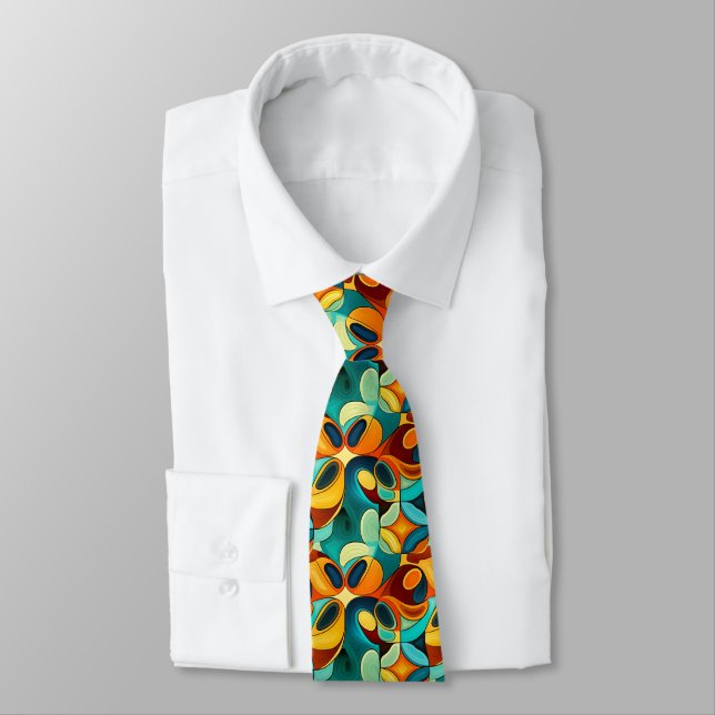 Retrodelic Art Necktie Slips (Bunden)