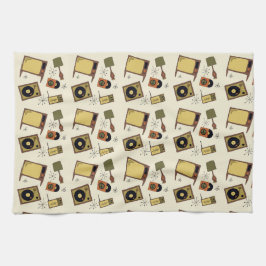 Retrodesign av T.V.:s, register Kökshandduk