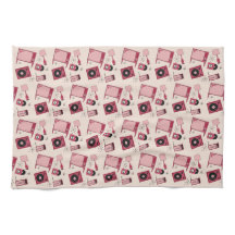 Retrodesign i skuggor av rosa