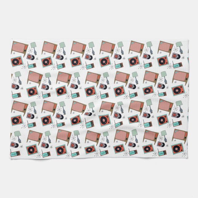 Retrodesign Kökshandduk (Horisontell)