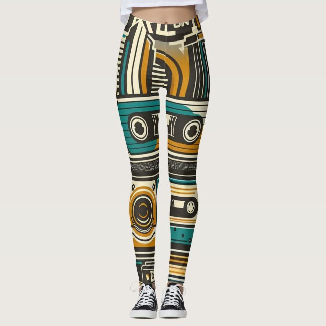Retrodesign Leggings (Framsida)