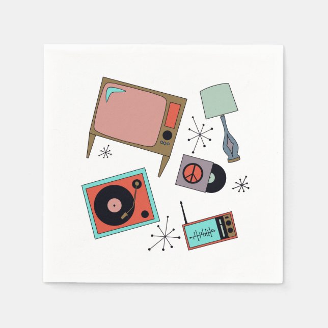 Retrodesign Pappersservett (Framsidan)