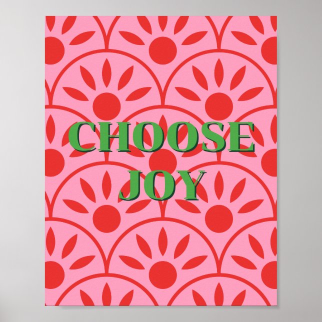 Retrodesign, Välj Glädje-Poster  Poster (Framsidan)