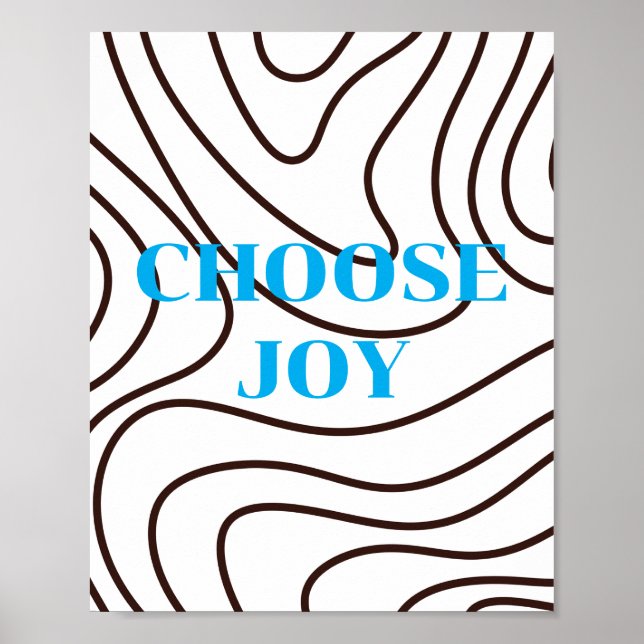 Retrodesign, Välj Glädje-Poster  Poster (Framsidan)