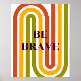Retrodesign, Var modig Poster