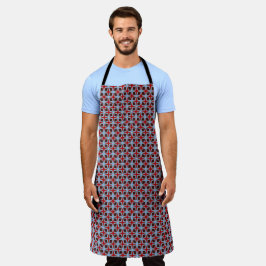 Retrodiamanter och stjärnor Apron