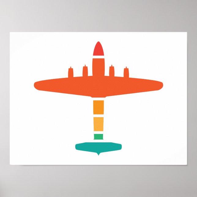 retroflygplan poster (Framsidan)
