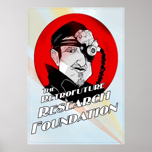 Retrofuture Research Foundation Poster (Framsidan)