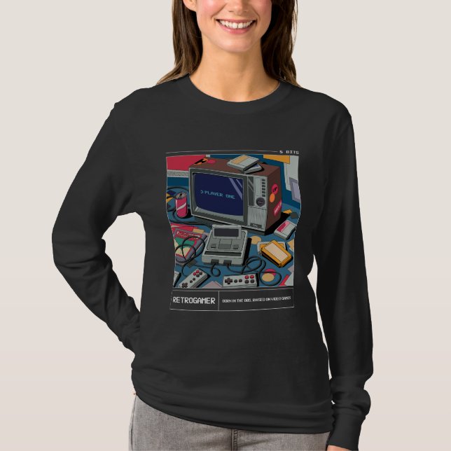 Retrogamer T Shirt (Framsida)