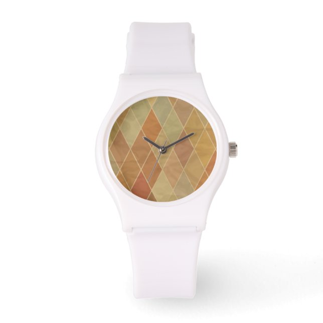 Retrogeometrisk mönster 2 armbandsur (Framsida)