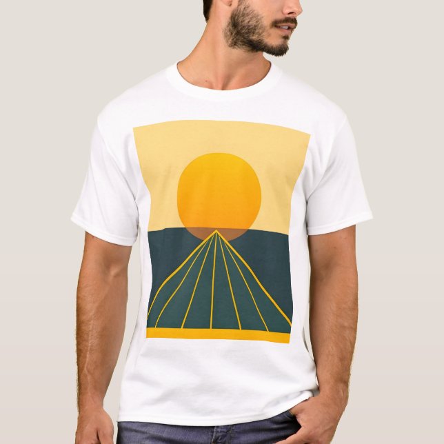 Retrografisk design t shirt (Framsida)