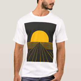 Retrografisk design t shirt