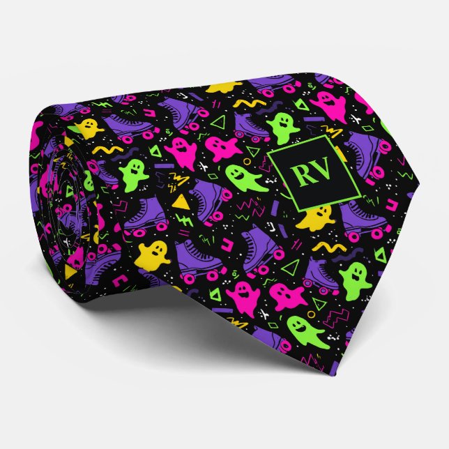 RetroHalloween Haunted Arcade Vibes Monogrammed Slips (Rullad)