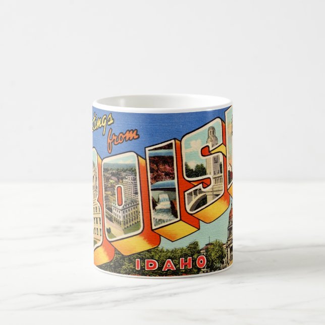 Retrohälsningar från Boise Kaffemugg (Center)