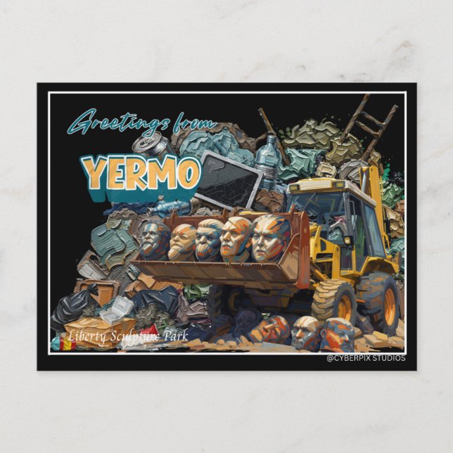 Retrohälsningar från Yermo 2 Vykort (Framsida)